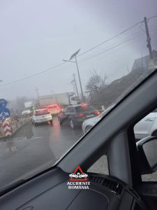 Accident în Suceava, Șcheia, Centura Suceava — Doar pagube materiale, Derapaj / Pierdere control. Cauza: Condiții meteo nefavorabile